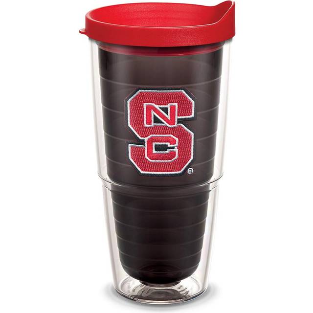 Tervis Made in USA Double Walled North Carolina State Wolfpack Insulated Tumbler Cup Keeps Drinks Cold & Hot  24oz  Primary Logo - Quartz
