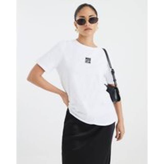 River Island Womens Petite White More Love Club T-Shirt - 4