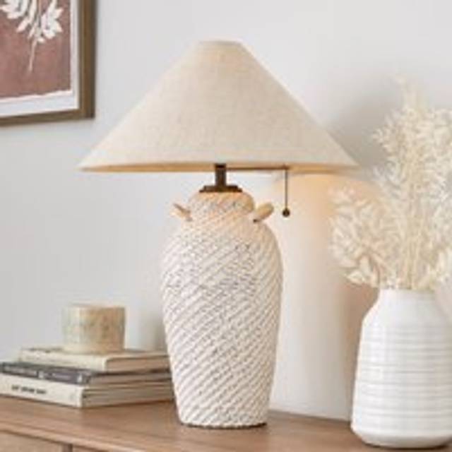Churchgate Bradgate Rattan Table Lamp - Natural
