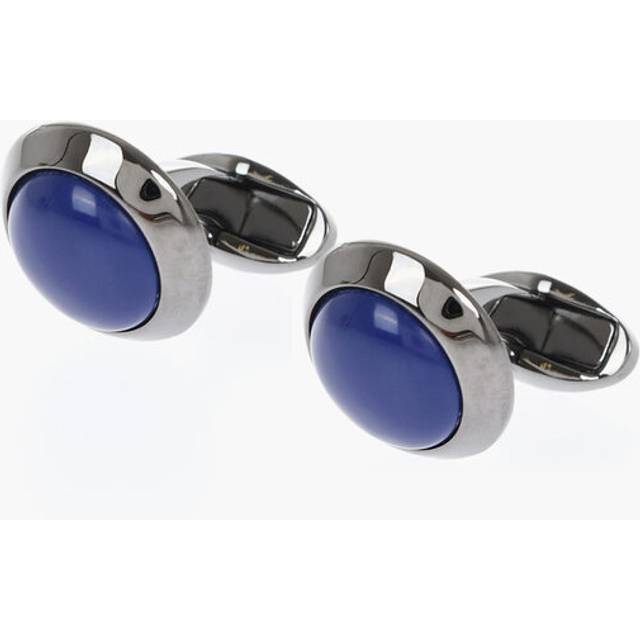 Brass Cufflinks with Lapis Lazule size Unica (Unica)