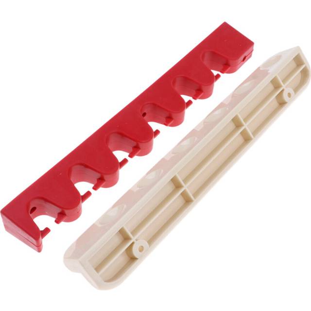 Billiard Rods Tidy Holder Stand -PLASTIC POOL/ SNOOKER CUE RACK HOLDS 6 CUES