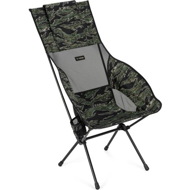 Helinox Savanna High-Back Collapsible Camp Chair, Xray Tiger Camo