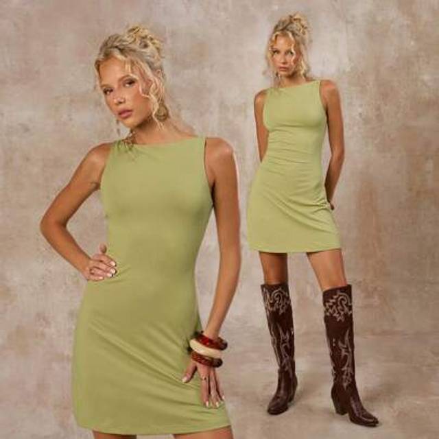 SHEIN Spring/Summer Female Romance/PROM/Formal/Birthday / 90s Dress/Business Casual Women/Elegant/Western Dress/Going Out/Fashion/Casual/Millennial Dress/Cl