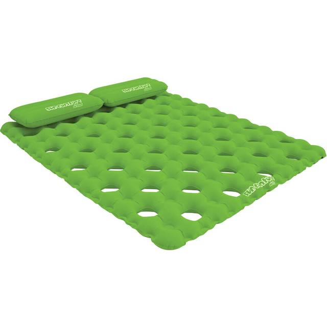 AIRHEAD SUN COMFORT COOL SUEDE Double Pool Mattress, Lime (AHSC-016)