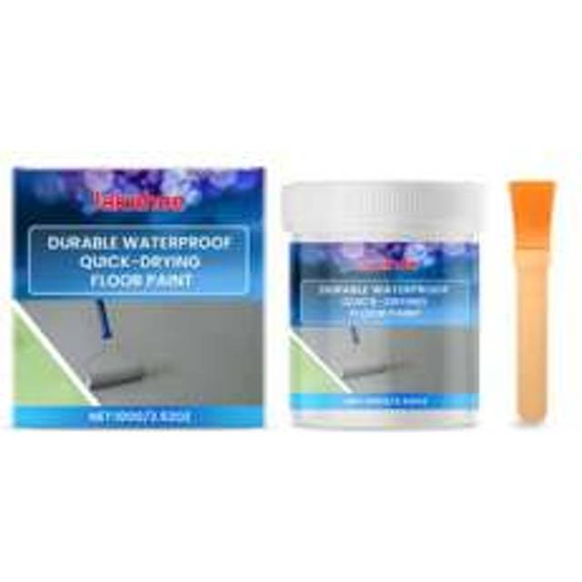 SHEIN Grey Water-Based Epoxy Floor Paint, Waterproof Coating, Crack Resistant And Wear-Resistant, Durable And Long-Lasting Quick Drying Paint