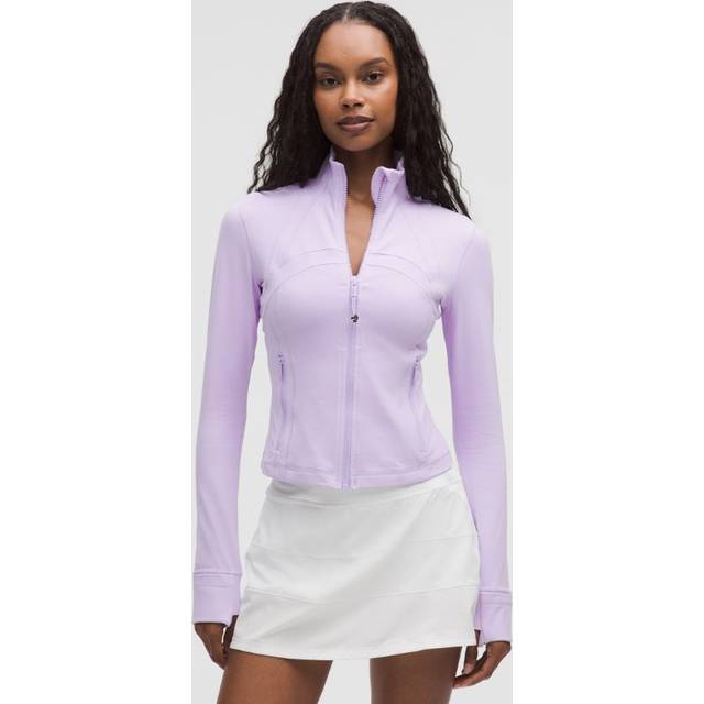 lululemon – Define Crop-Jacke Nulu für Frauen – Größe 14 in Lavender Frost