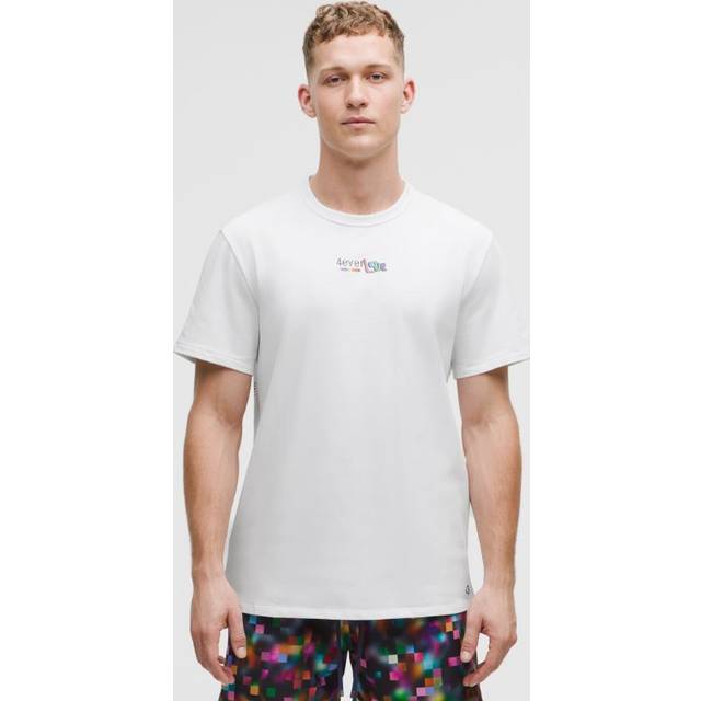 lululemon – T-Shirt aus Baumwolljersey Pride für Männer – Größe 2XL in White