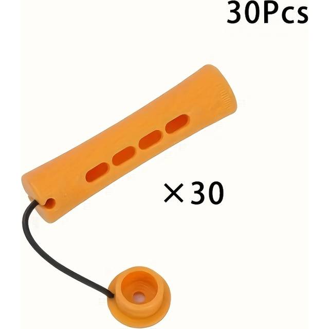 TEMU 30pcs No-heat Hair Curler Set With Non-slip Rubber Bands - Durable Plastic, Ideal For All Hair Types, Home Use