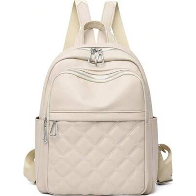 SHEIN Women&#39;s Backpack Elegant Small PU Leather Backpack Lightweight Anti-Theft Bag Ladies Backpack Handbags For Travel Leisure Uni, Black