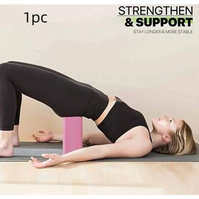 SHEIN 1pc, Yoga Blocks, Soft Non-Slip Yoga Bricks For Yoga, Pilates, Meditation