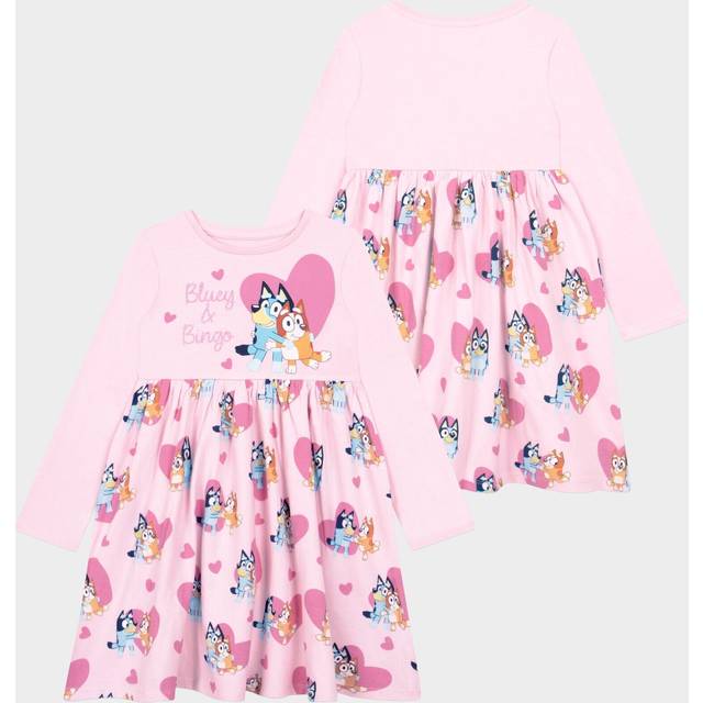 Bluey long sleeve dress | girls bluey dress | bluey and bingo dress for girls