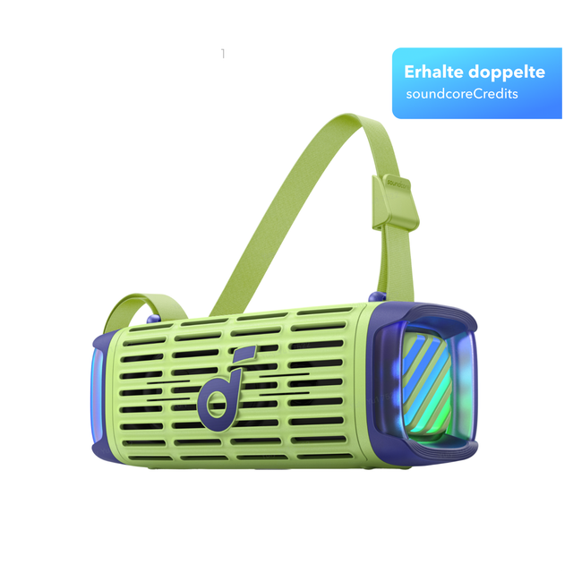 soundcore Boom 3i | Portable Rugged Outdoor Speaker Jungle Green
