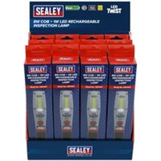 Sealey Rechargeable Inspection Lamp 8W LED - Display Box of 12