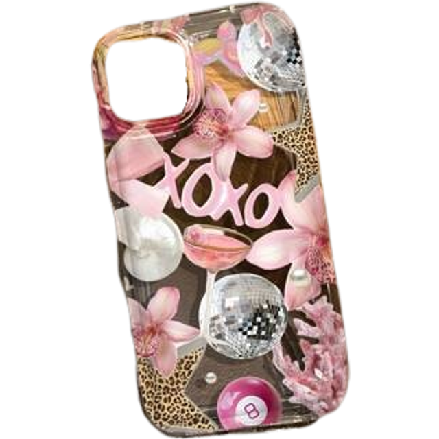SHEIN Leopard & Star Print Clear Phone Case Compatible With IPhone 16/11/12/13/14/15/15Pro/15Plus/15ProMax/7Plus/8Plus/X/XSMax/XR/11Pro/12Pro/13Pro/14Pro/12