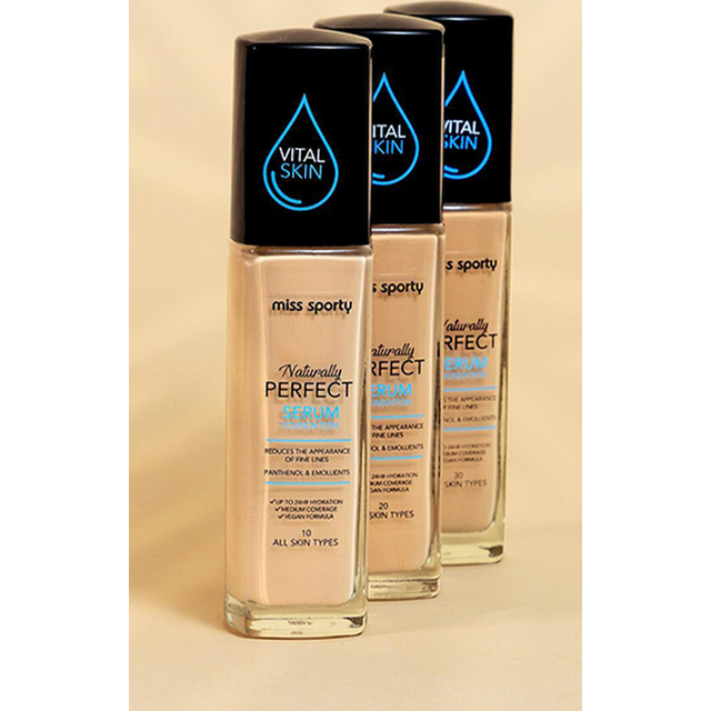 Miss Sporty Naturally Perfect All Skin Serum Foundation Face Primer 30ml