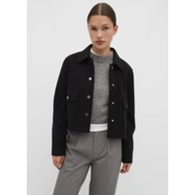Stradivarius Soft short jacket Black L