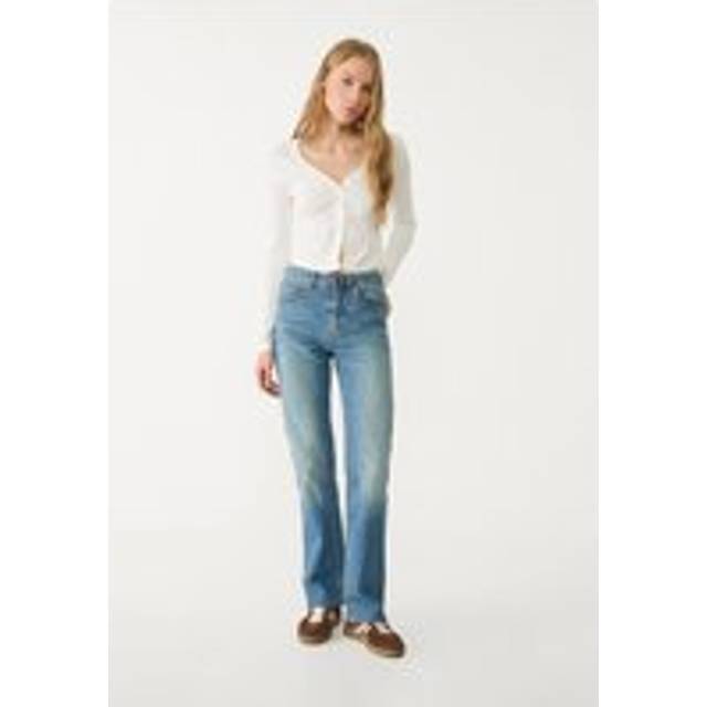 Stradivarius D98 straight-leg vintage effect jeans MEDIUM BLUE DENIM 6