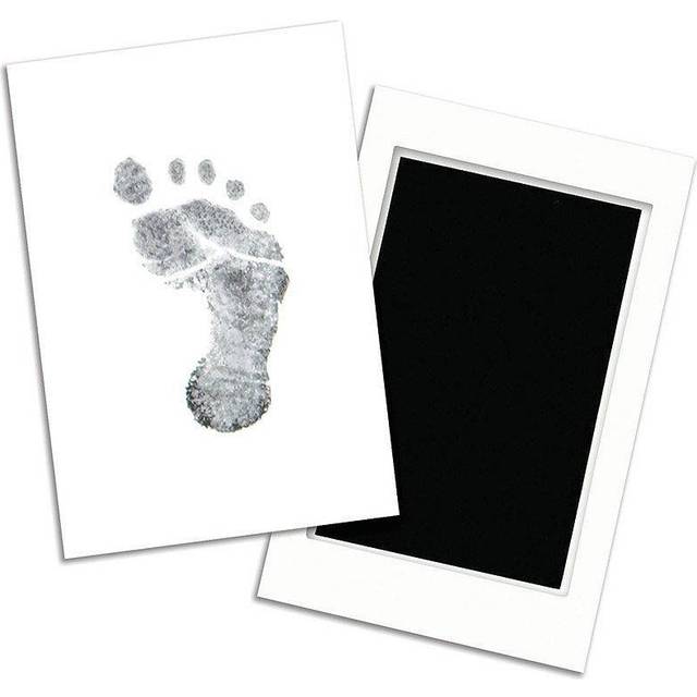 Pearhead Newborn Baby Handprint or Footprint Clean-Touch Ink Pad, Black