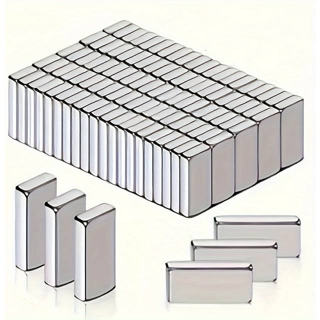 TEMU 100pcs Magnets, 10x5x2mm - Magnet Sticks, For Tool Storage, Lab Use, Lockers, Decor & More