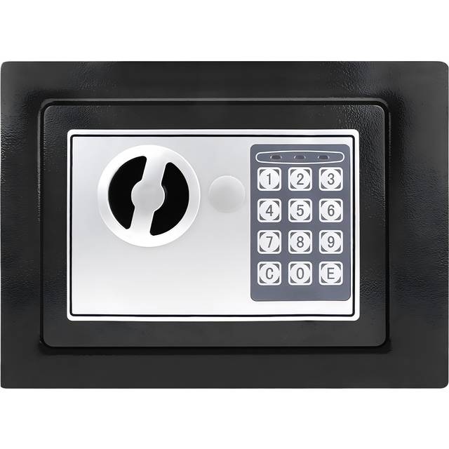 TEMU 4.6l/8.5l Small , Home Safe Steel Construction, Fireproof Electronic Password Cabinet With Code & Key For Home, Value Safes Extra Security 3 Color Can Choose