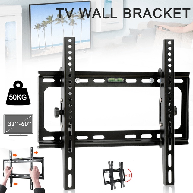 TEMU Tv Wall Mount Bracket Shelf Tilt Plasma Suitable For Lcd -60 Inch Bearing 50kg Can Tilt And Extension