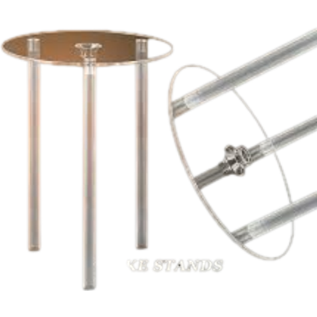 SHEIN 1 Set Multi-Tier Cake Stand, Practical Cake Display Rack, Round Dessert Holder Suitable For Wedding & Birthday