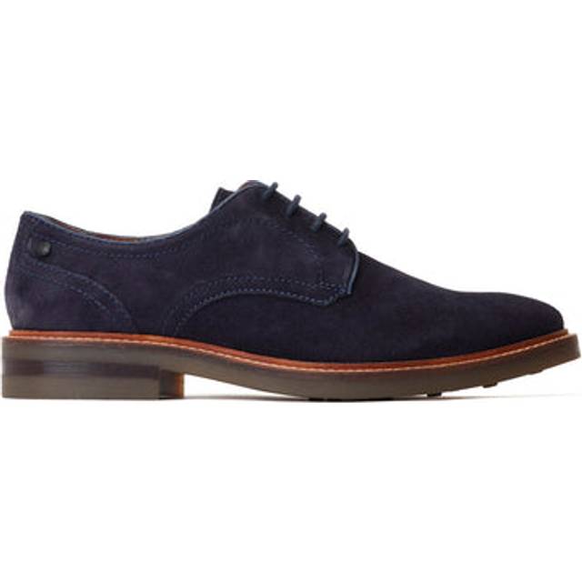 Men's Base London Men's Mawley Derby Shoe in Navy - Size: 7
