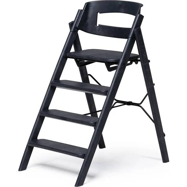 Kaos Klapp Matstol Återvunnen plast Charcoal Black - Svart