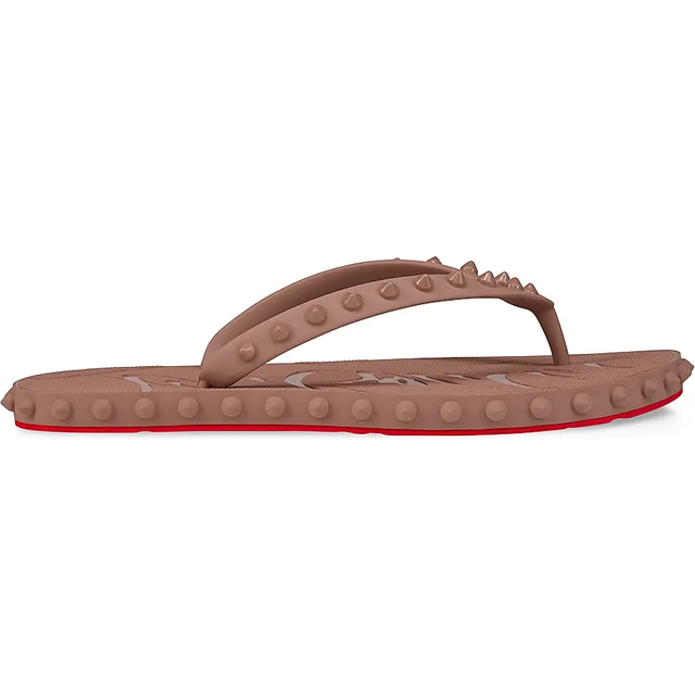 Flat Sandals CHRISTIAN LOUBOUTIN Woman color Nude - 37
