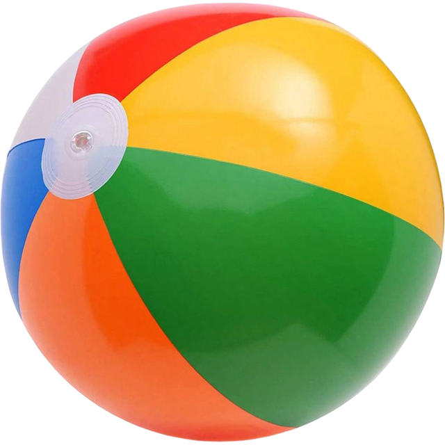 SHEIN 1pc Classic Rainbow Beach Balls Swimming Pool Toy Balls For Summer Beach Party Decoration Ball For Pool, Kids Pool Float, Swimming Pool>Swimming Pools