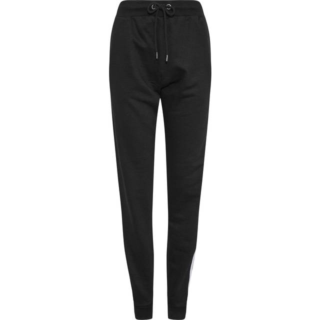 Lts Tall Black Side Stripe Stretch Jogger Ex Long > 18 Lts | Tall Women's Joggers - Ex Long 18