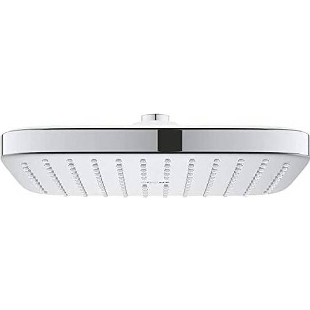 GROHE Vitalio Comfort 250 - Cube Shower Head with Relaxing Rain Spray (Anti-Limescale System, Min. Recommended Pressure 1.0 bar, Water Saving 9.