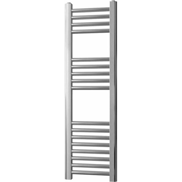 Greened House 300mm wide x 1000mm high Chrome Flat Central Heating Towel Rail Designer Straight Towel radiator