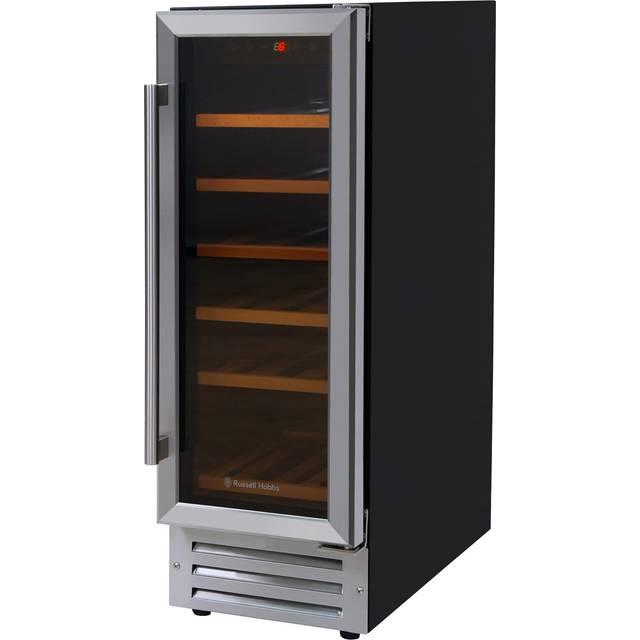 Russell Hobbs RHBI18WC1SS Stainless Steel 58L Freestanding Wine Cooler - Silver - 57 x 29.5 x 87cm
