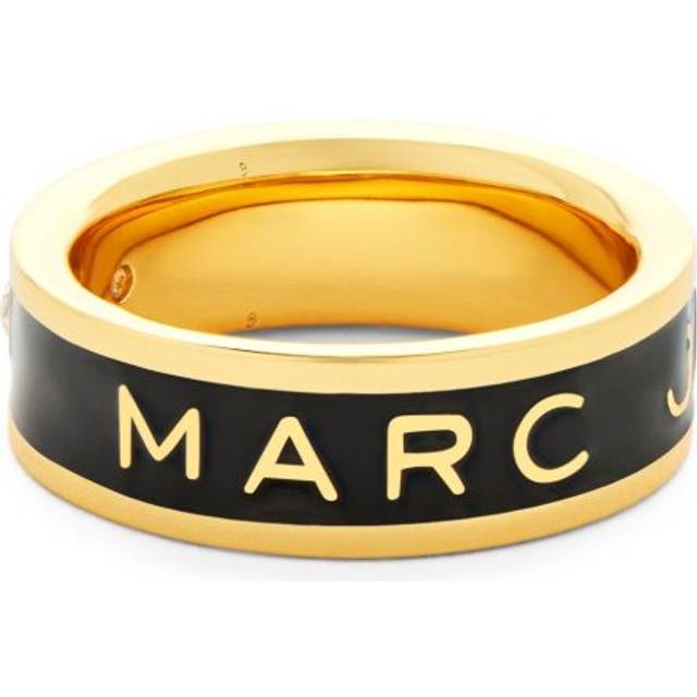Marc Jacobs - Enamel ring - women - Silver Plated Brass/glass/Gold Plated Brass - 6