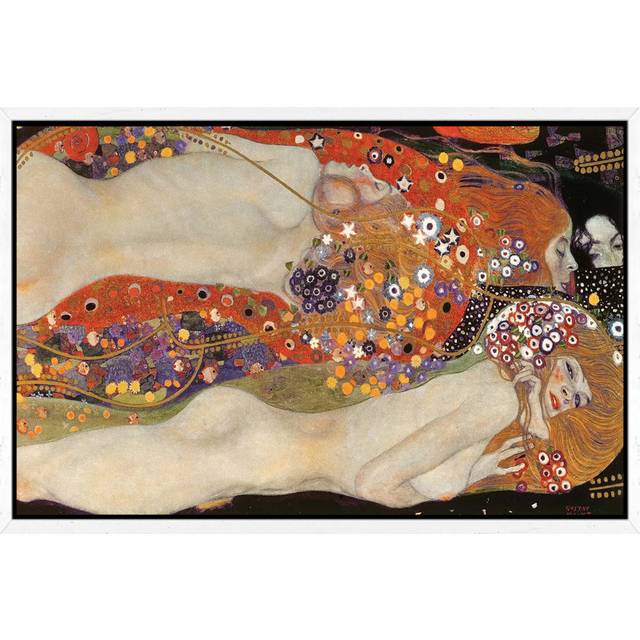 Gilded Storm III by Chris Paschke - Art Prints Print on Canvas - White Framed (101.6 cm H x 152.4 cm W)