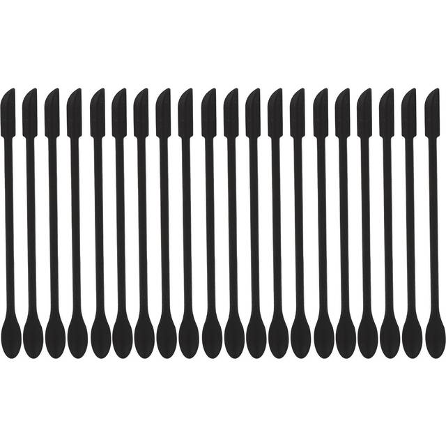 20pcs Silicone Spatula Mini Small Tip Extended Handle Double Head One Piece Seamless Easy Cleaning