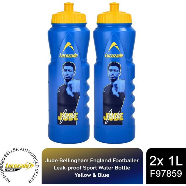Lucozade Sport x Jude Bellingham LeakProof Sports Water Bottle, 2x1L