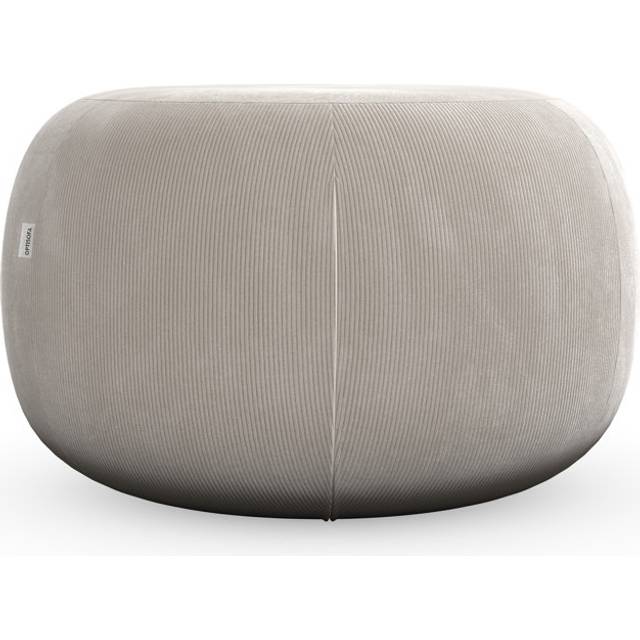 Cotopaxi 64Cm Round Footstool Ottoman - Scala Truffle (41cm H X 64cm W X 64cm D)