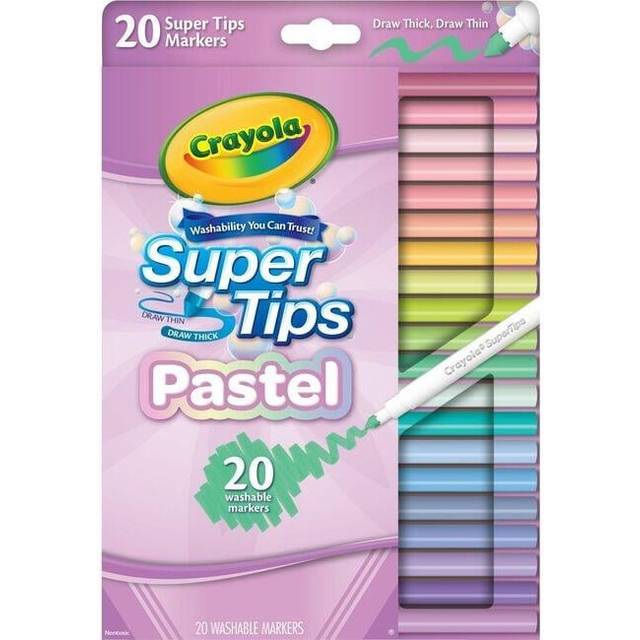 Crayola CYO587516 SuperTips Washable Markers - Pack of 20
