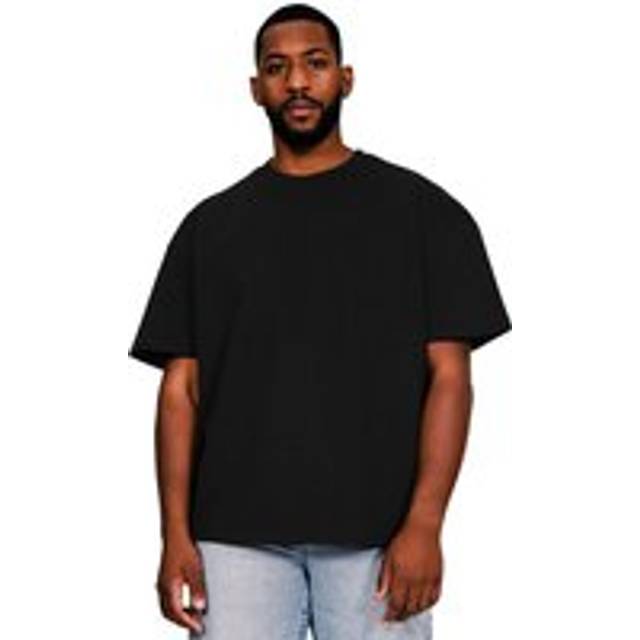 (M, Black) Casual Classics Unisex Adult Supreme Combed Cotton Organic Oversized T-Shirt