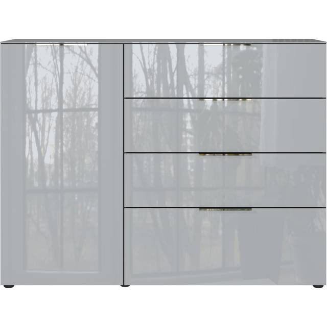 Abbygail Oakland Sideboard - Silver Grey (101.7cm H X 133.5cm W X 42cm D)