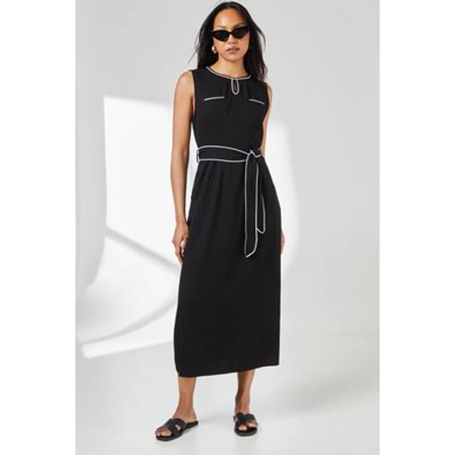 Debenhams black fit & flare dress womens daywear dresses
