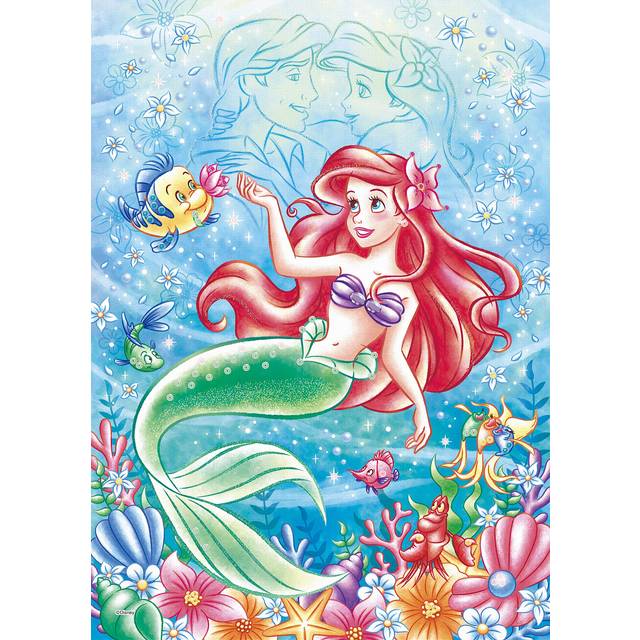 500 Piece Jigsaw Puzzle Disney Ocean Romance Romance -Ariel- (Ocean -Ariel-) [Puzzle Decoration] (38x53cm)