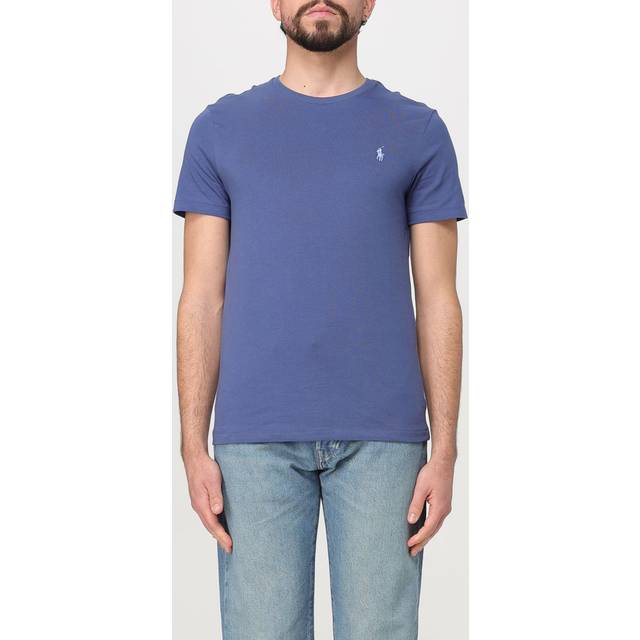Polo Ralph Lauren for man. 710671438404 Custom Slim Fit knit T-shirt navy (XL), Casual, Cotton, Short sleeve