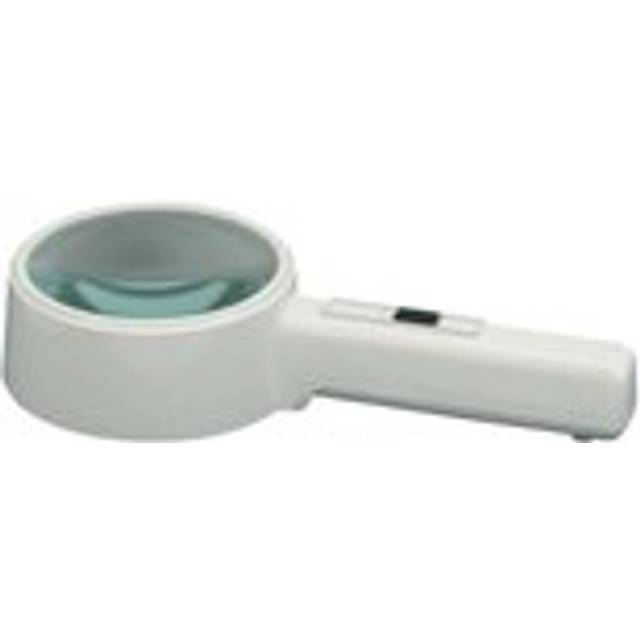 Handheld Magnifier Glass Lens With Light 2X Magnification Reading Hobby