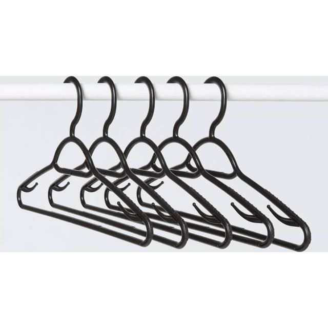 John Lewis Clothes Hangers, Set of 20, Black