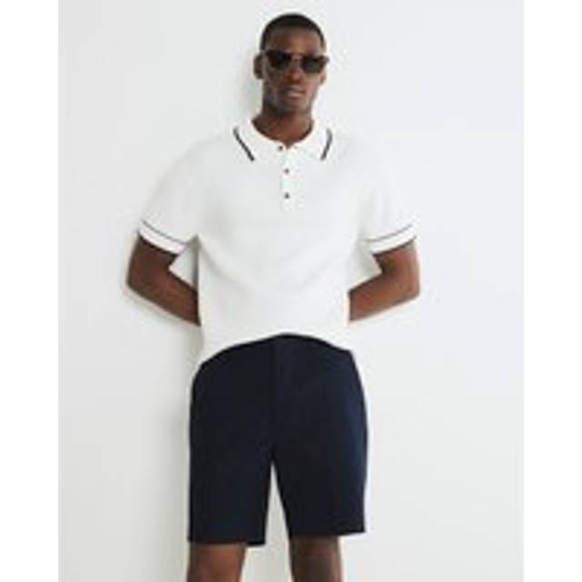 Mens River Island Navy Slim Fit Chino Shorts - 40