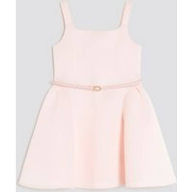 River Island Girls Pink Belted Scuba Dress - 14 Yrs