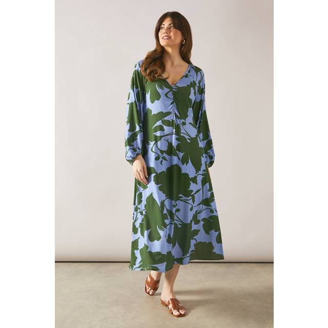 Wallis blue smock dress womens daywear dresses